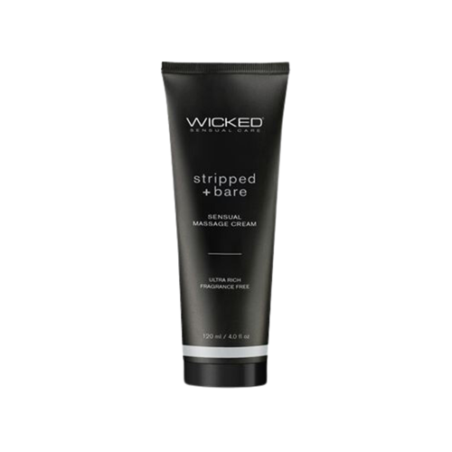 Wicked - Stripped + Bare - Massagecrème - 120 ml